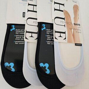 HUE Set of 4 Shoe Liners M\L